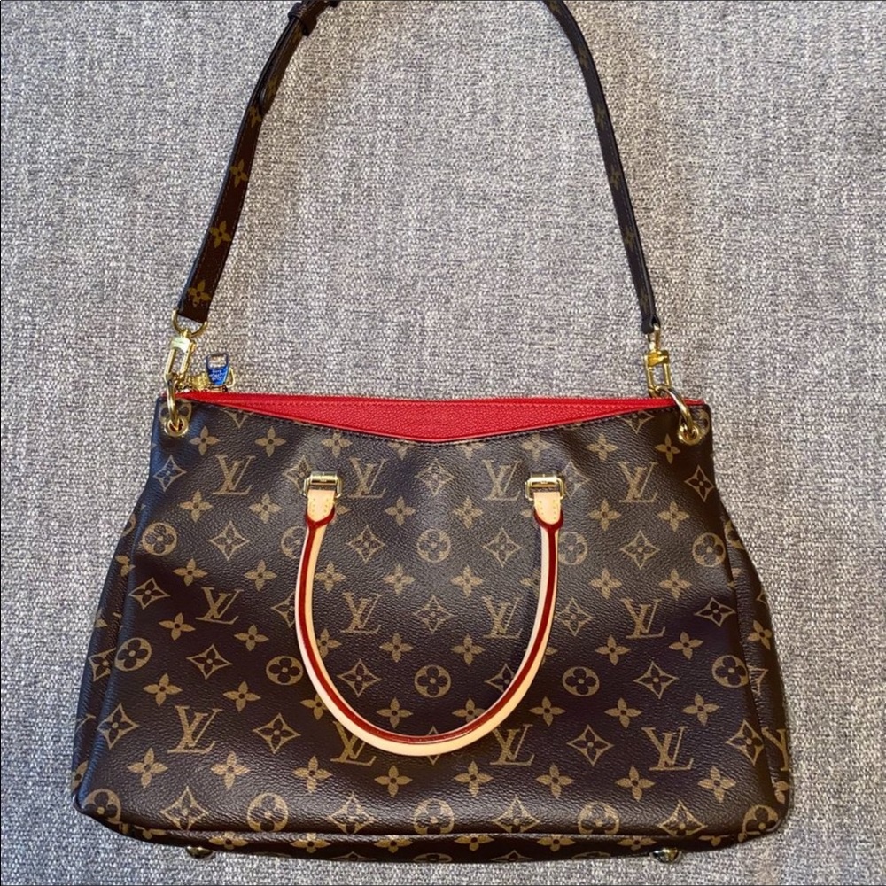 💎 WITH RECEIPT LOUIS VUITTON CERISE PALLAS MM LIKE NEW BAG - Picture 11 of 16
